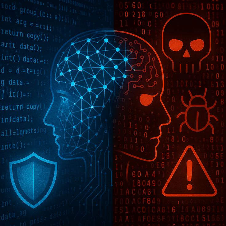 AI-driven endpoint protection system detecting and blocking cyber threats.